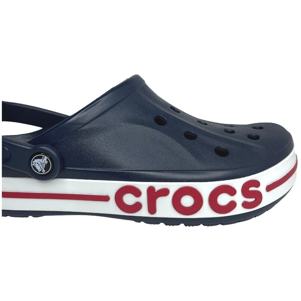 Crocs Bayaband Mens Slip-on Clog Size 10 Navy Blue Water Friendly Lightweight - Picture 12 of 14